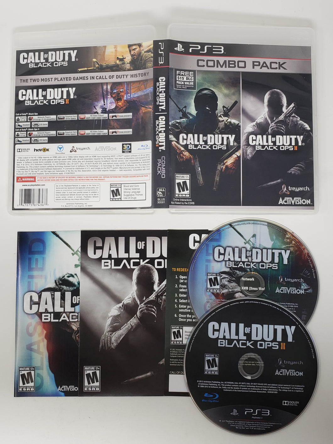 Call of Duty Black Ops I and II Combo Pack - Sony Playstation 3 | PS3