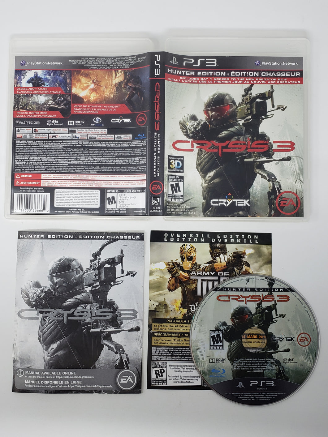 Crysis 3 Hunter Edition - Sony Playstation 3 | PS3