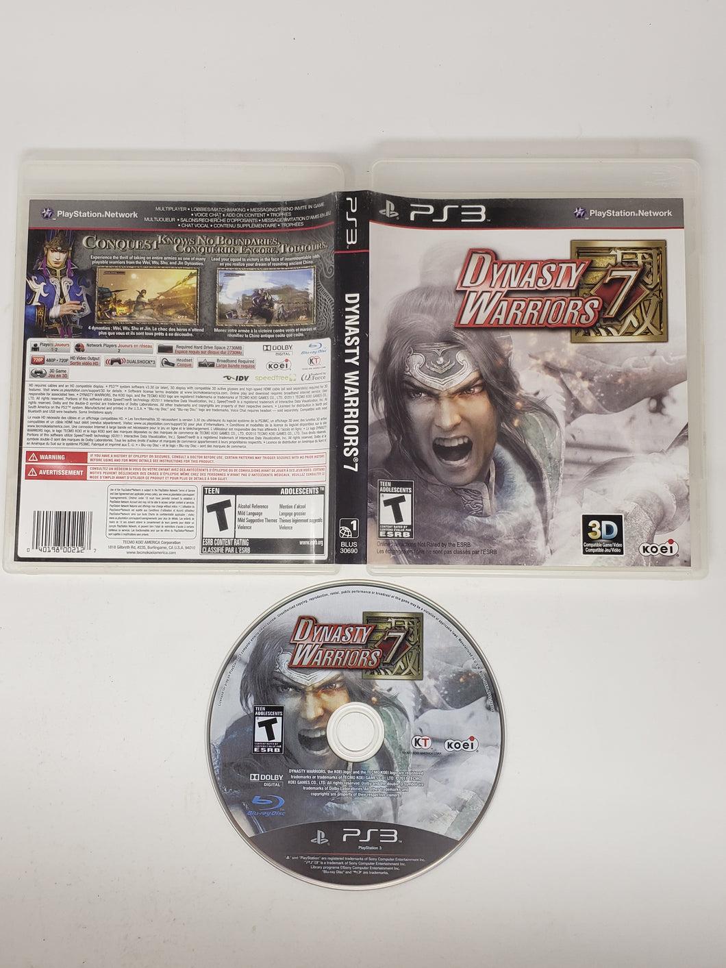 Dynasty Warriors 7 - Sony Playstation 3 | PS3