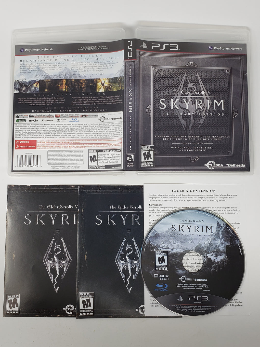 Elder Scrolls V - Skyrim Legendary Edition - Sony Playstation 3 | PS3