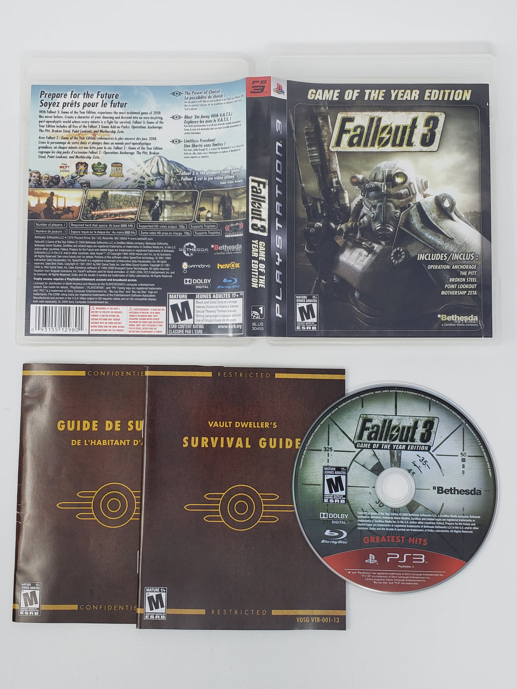 Fallout 3 [Jeu de l'année] - Sony Playstation 3 | PS3