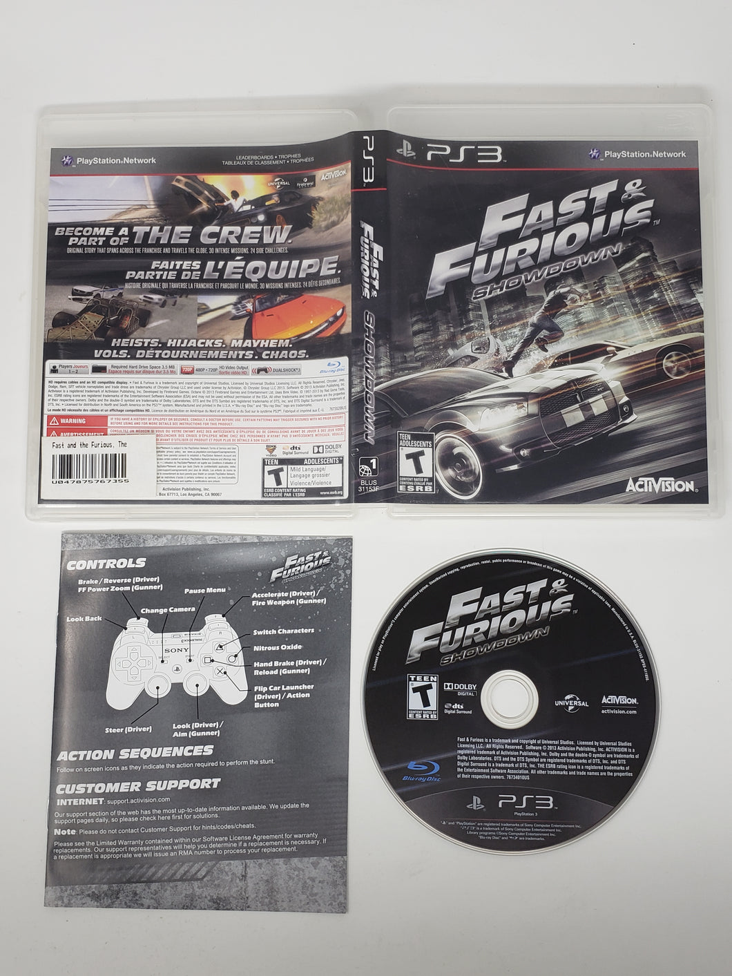 Fast and the Furious - Showdown - Sony Playstation 3 | PS3