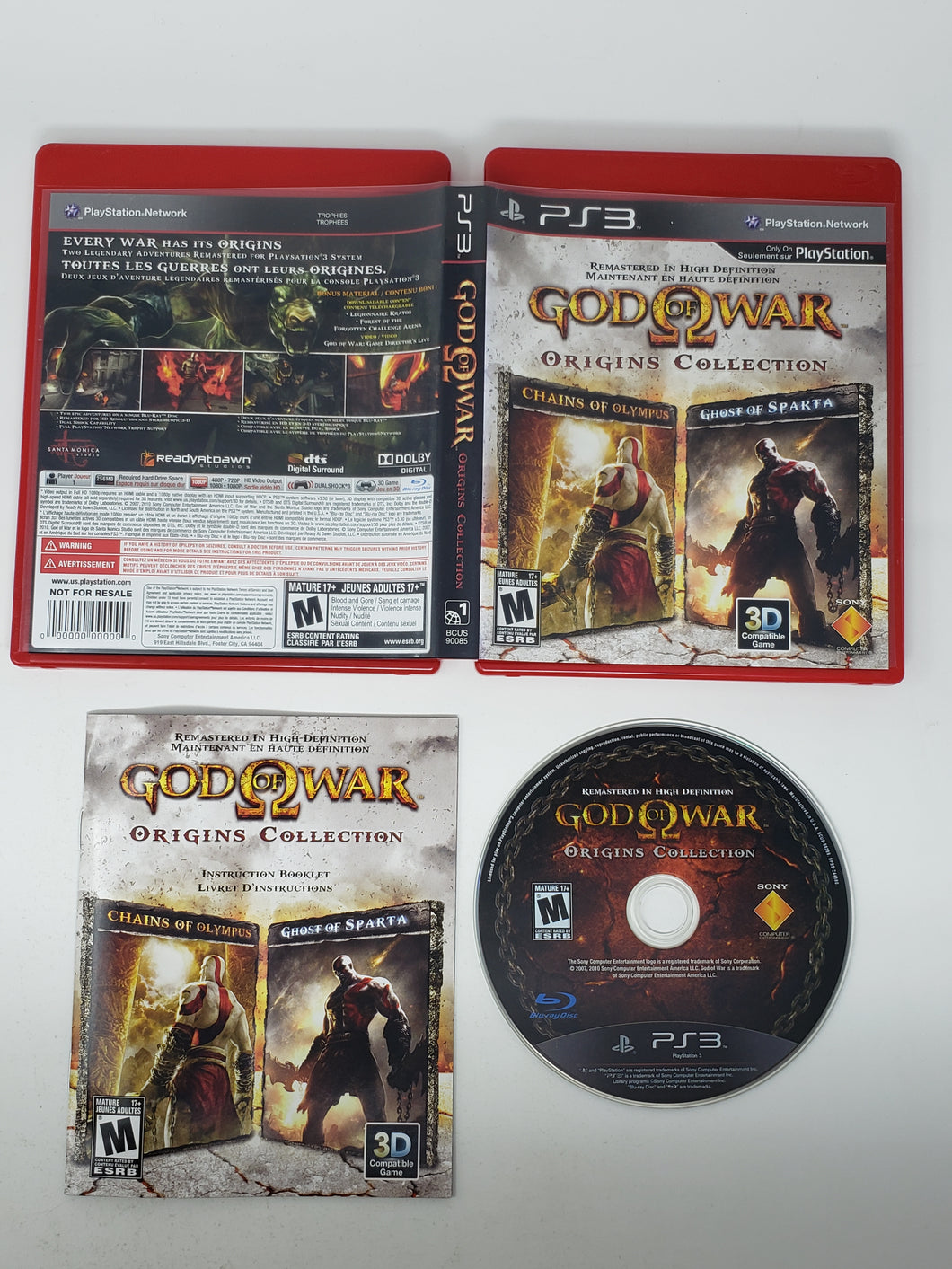 God of War Origins Collection - Sony Playstation 3 | PS3