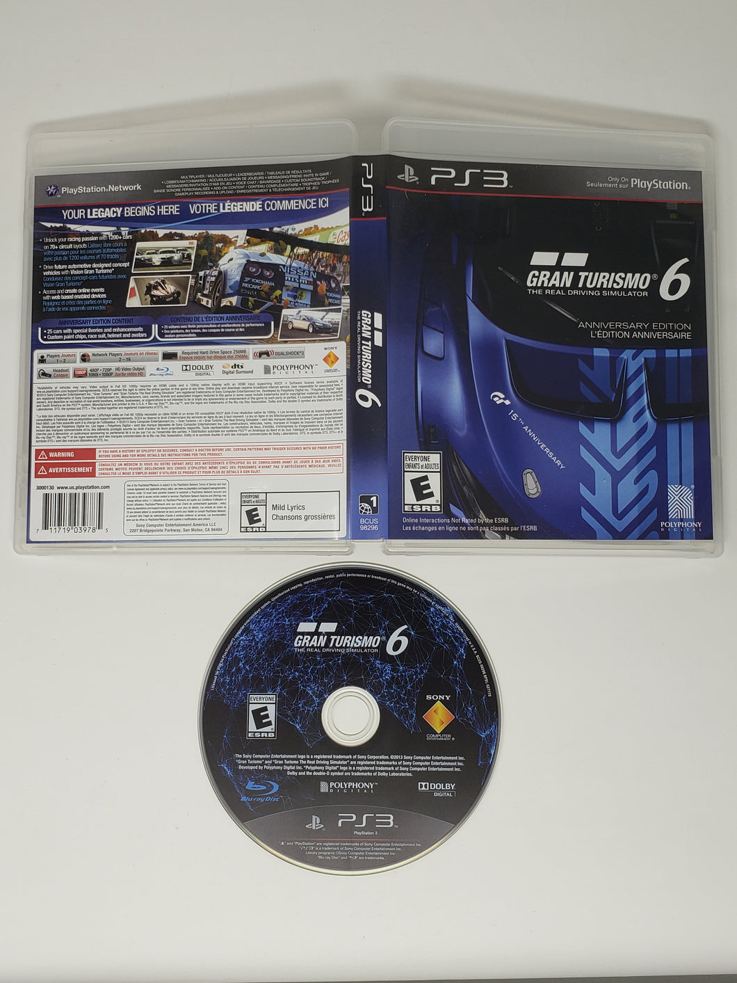 Gran Turismo 6 Anniversary Edition - Sony Playstation 3 | PS3