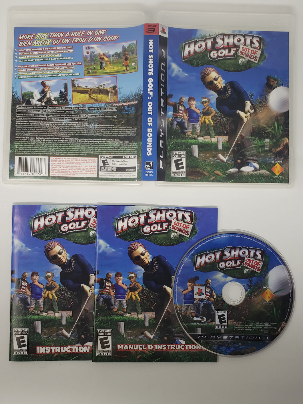 Hot Shots Golf Out of Bounds - Sony Playstation 3 | PS3