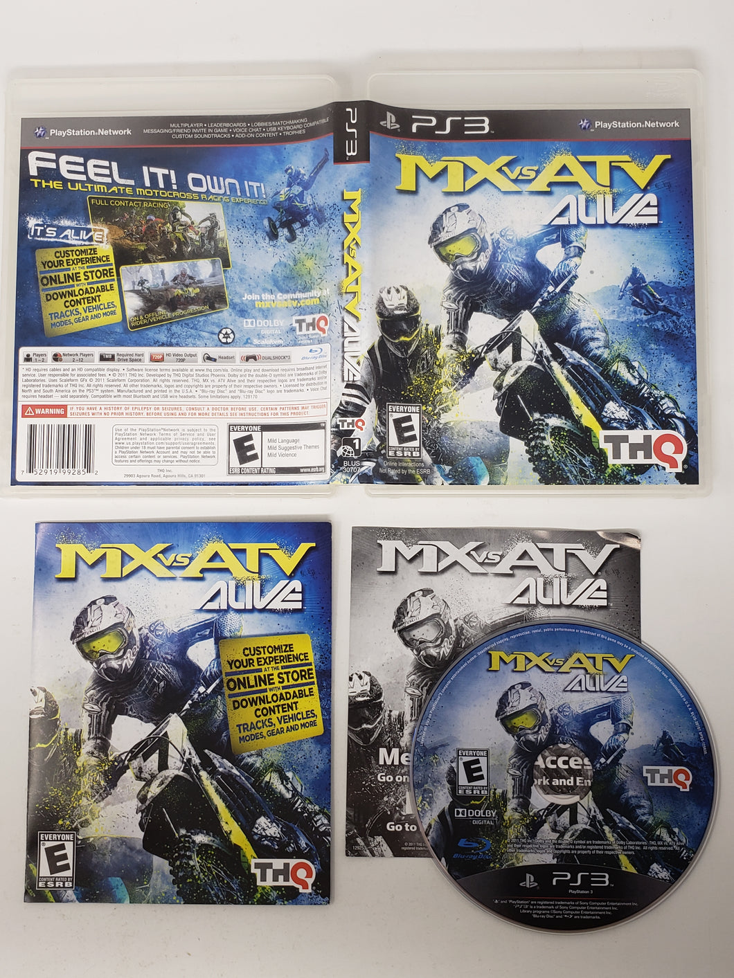 MX vs. ATV Alive - Sony Playstation 3 | PS3