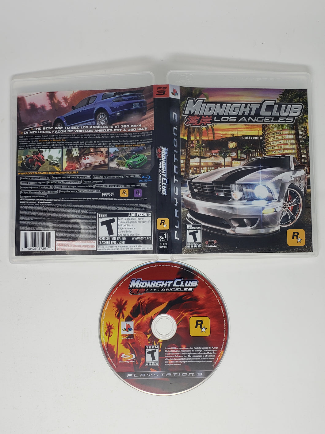 Midnight Club Los Angeles - Sony Playstation 3 | PS3