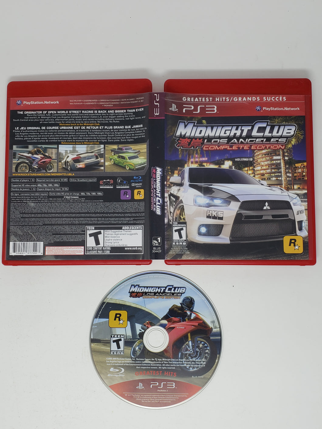 Midnight Club Los Angeles Complete Edition [Greatest Hits] - Sony Playstation 3 | PS3