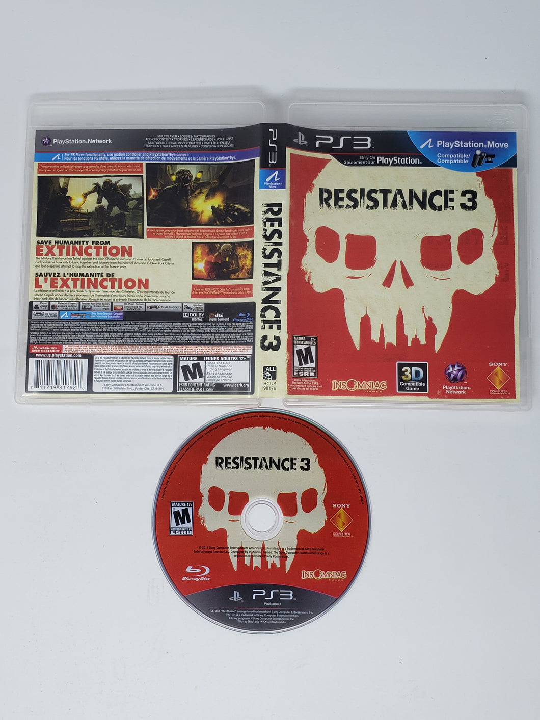 Resistance 3 - Sony Playstation 3 | PS3