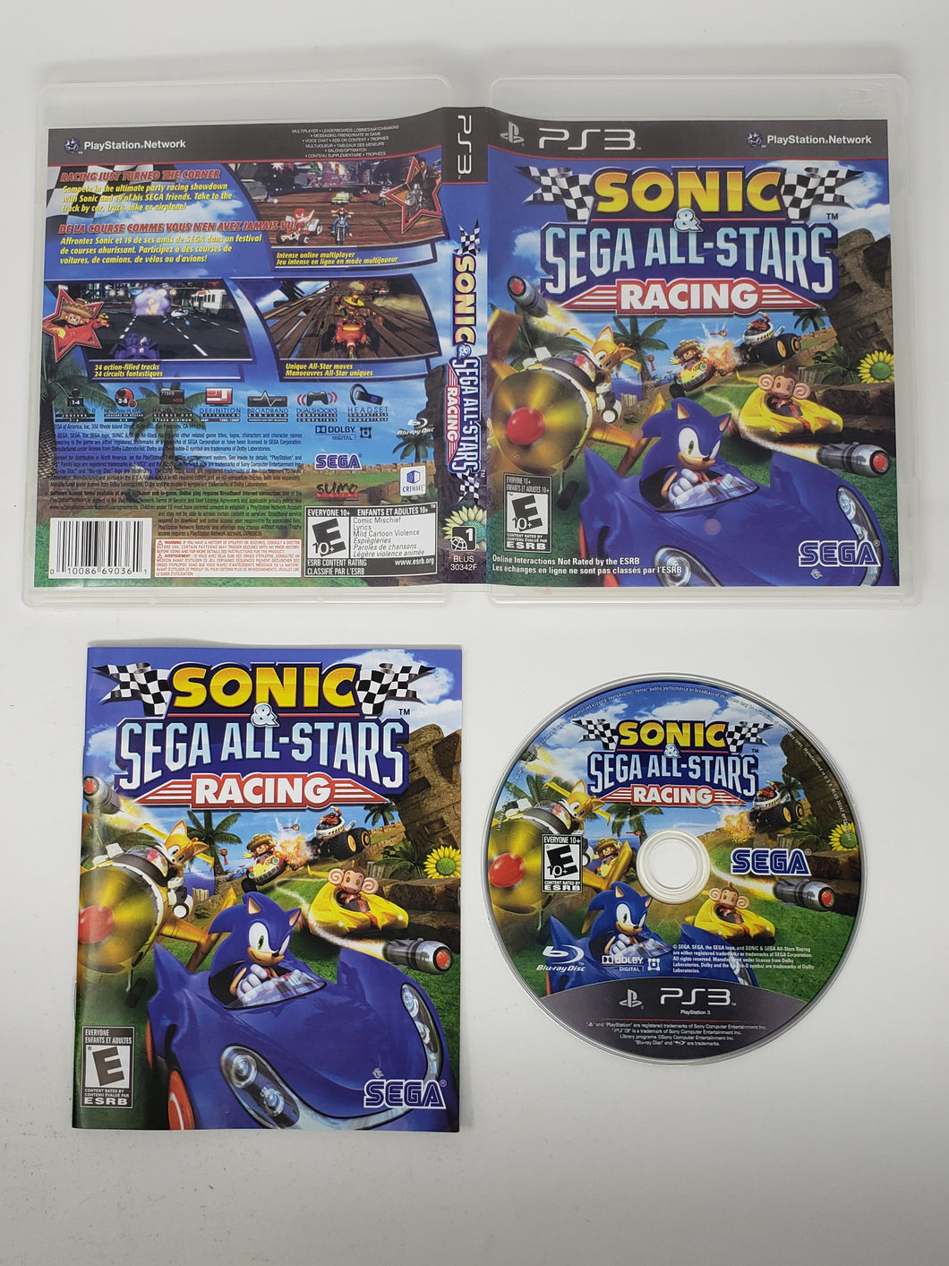 Sonic & SEGA All-Stars Racing - Sony Playstation 3 | PS3