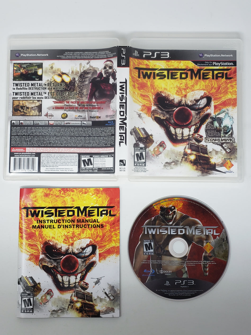 Twisted Metal - Sony Playstation 3 | PS3
