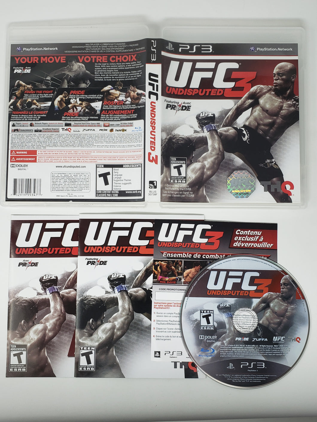 UFC Undisputed 3 - Sony Playstation 3 | PS3