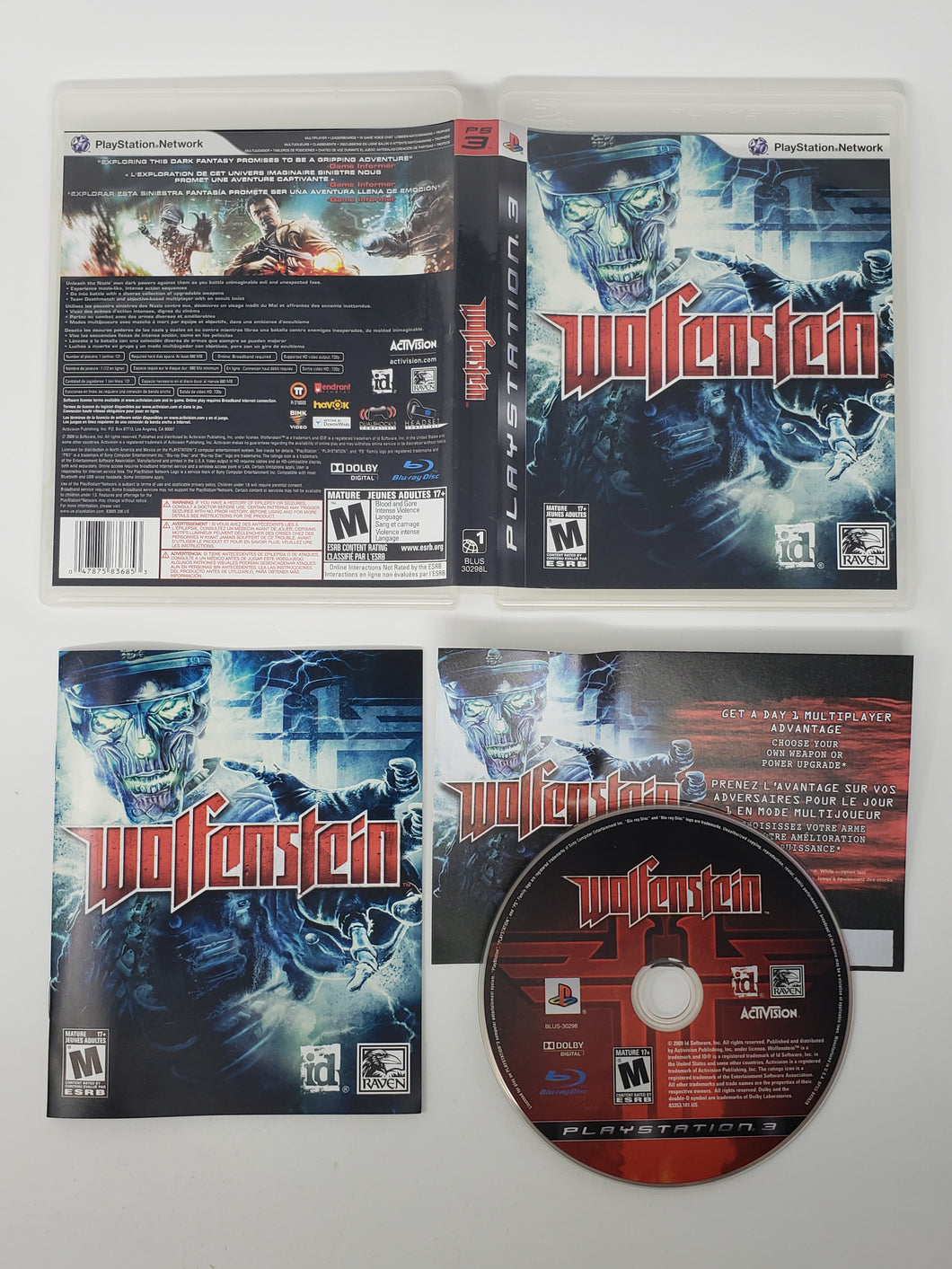 Wolfenstein - Sony Playstation 3 | PS3