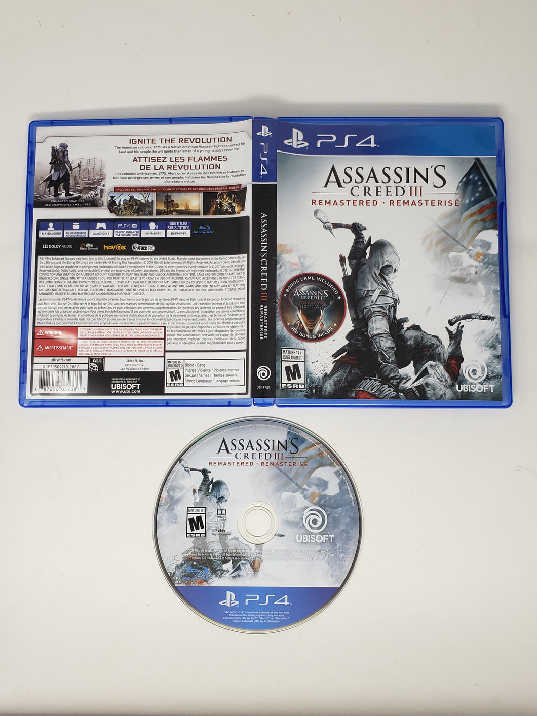 Assassin's Creed III Remastered - Sony Playstation 4 | PS4