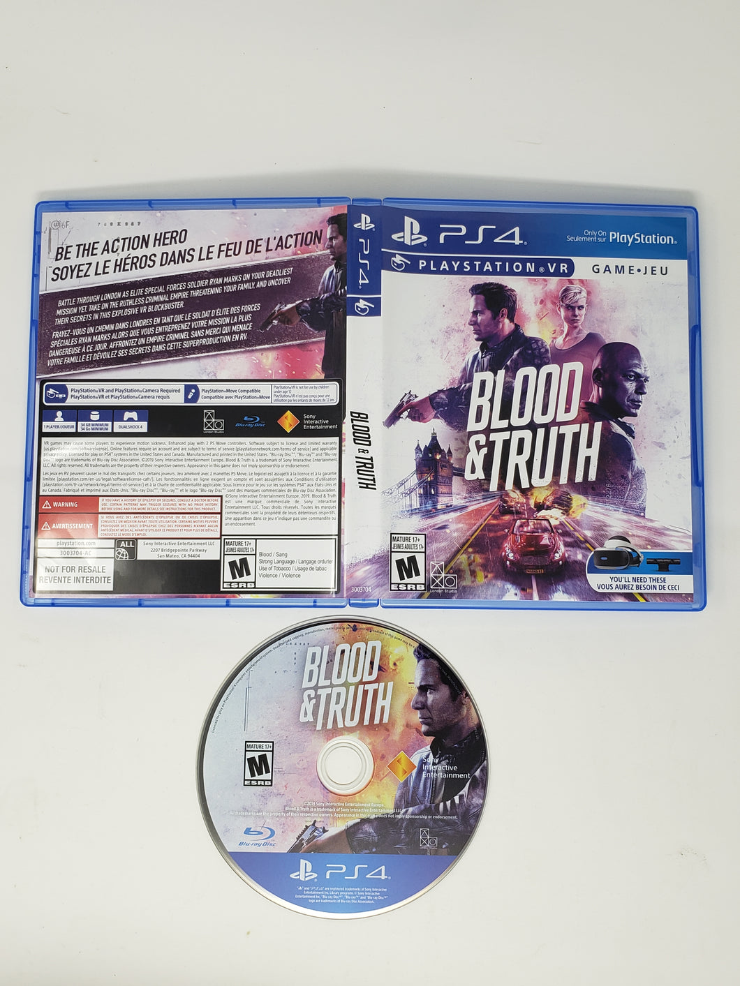 Blood & Truth - Sony Playstation 4 | PS4