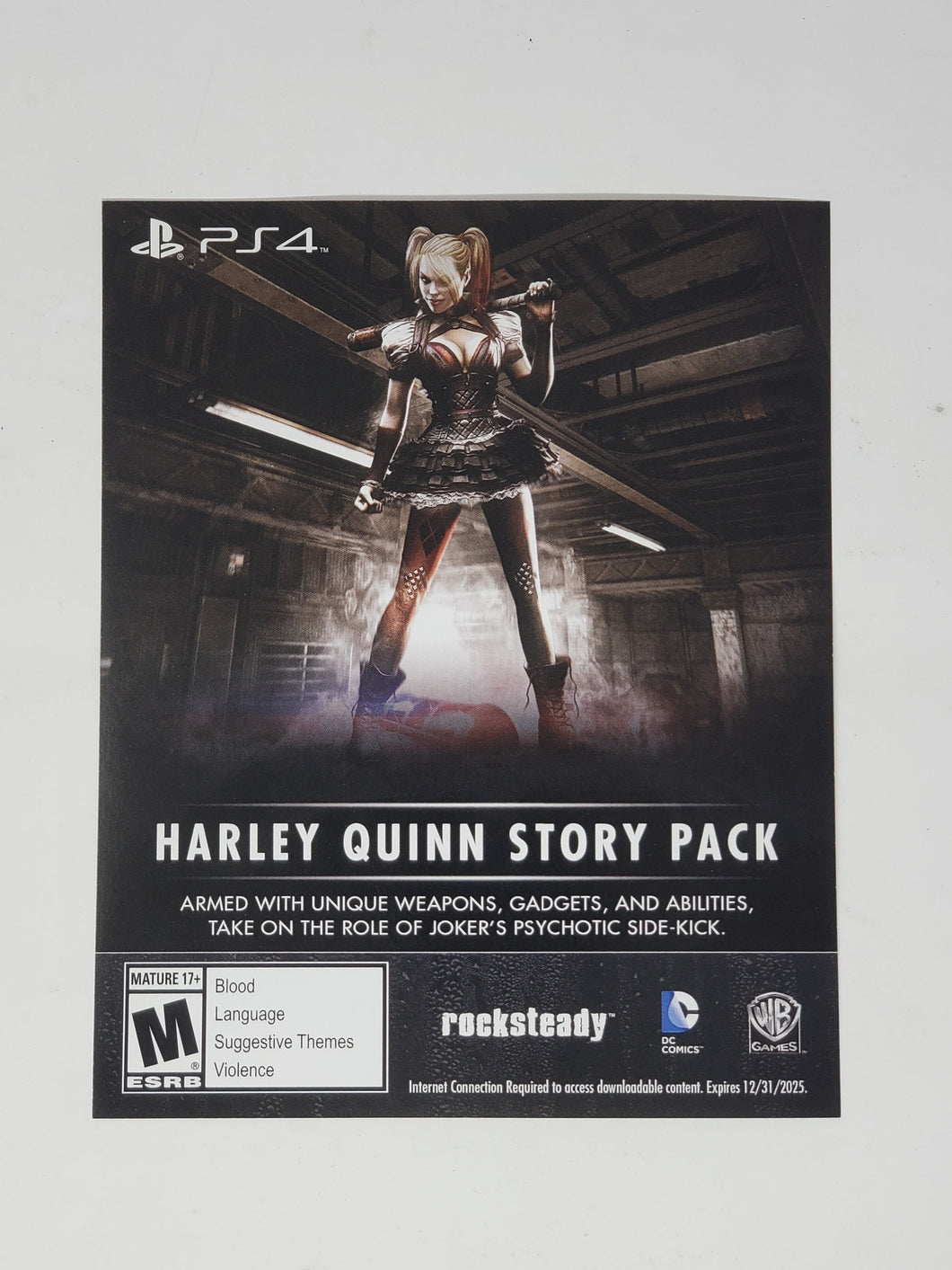 Harley Quinn Story Pack [Insertion] - Sony Playstation 4 | PS4