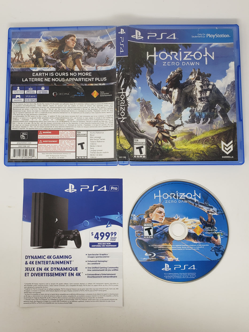 Horizon Zero Dawn - Sony Playstation 4 | PS4