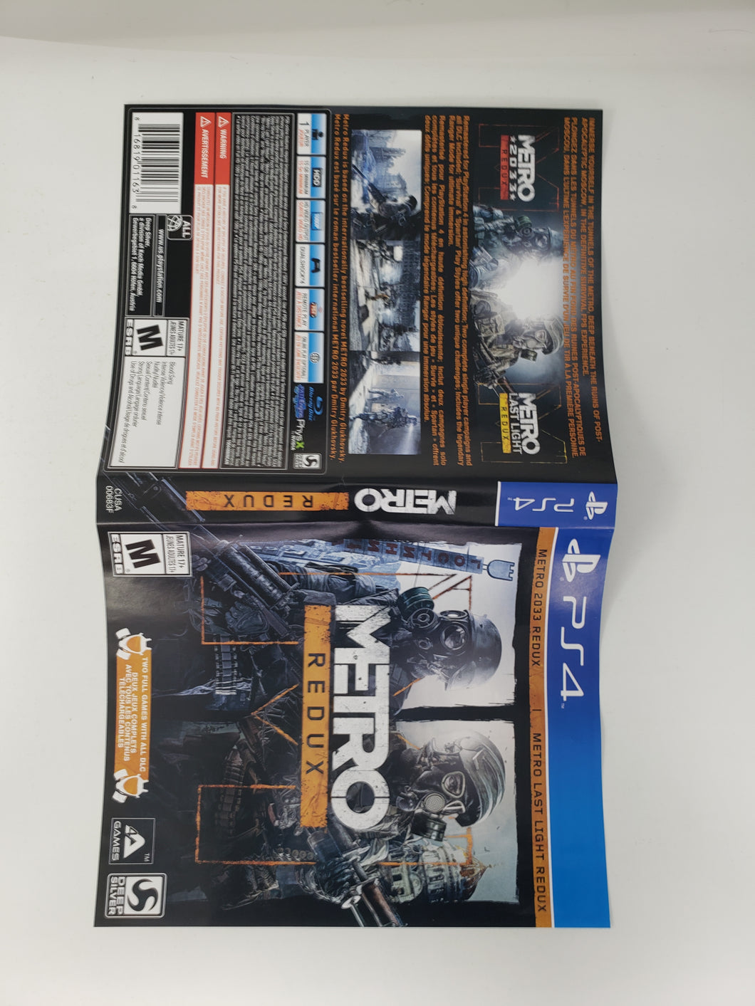 Metro Redux [Couverture] - Sony Playstation 4 | PS4