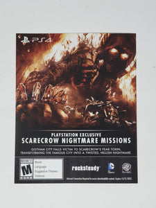 Playstation Exclusive Scarecrow Nightmare Missions [Insert] - Sony Playstation 4 | PS4