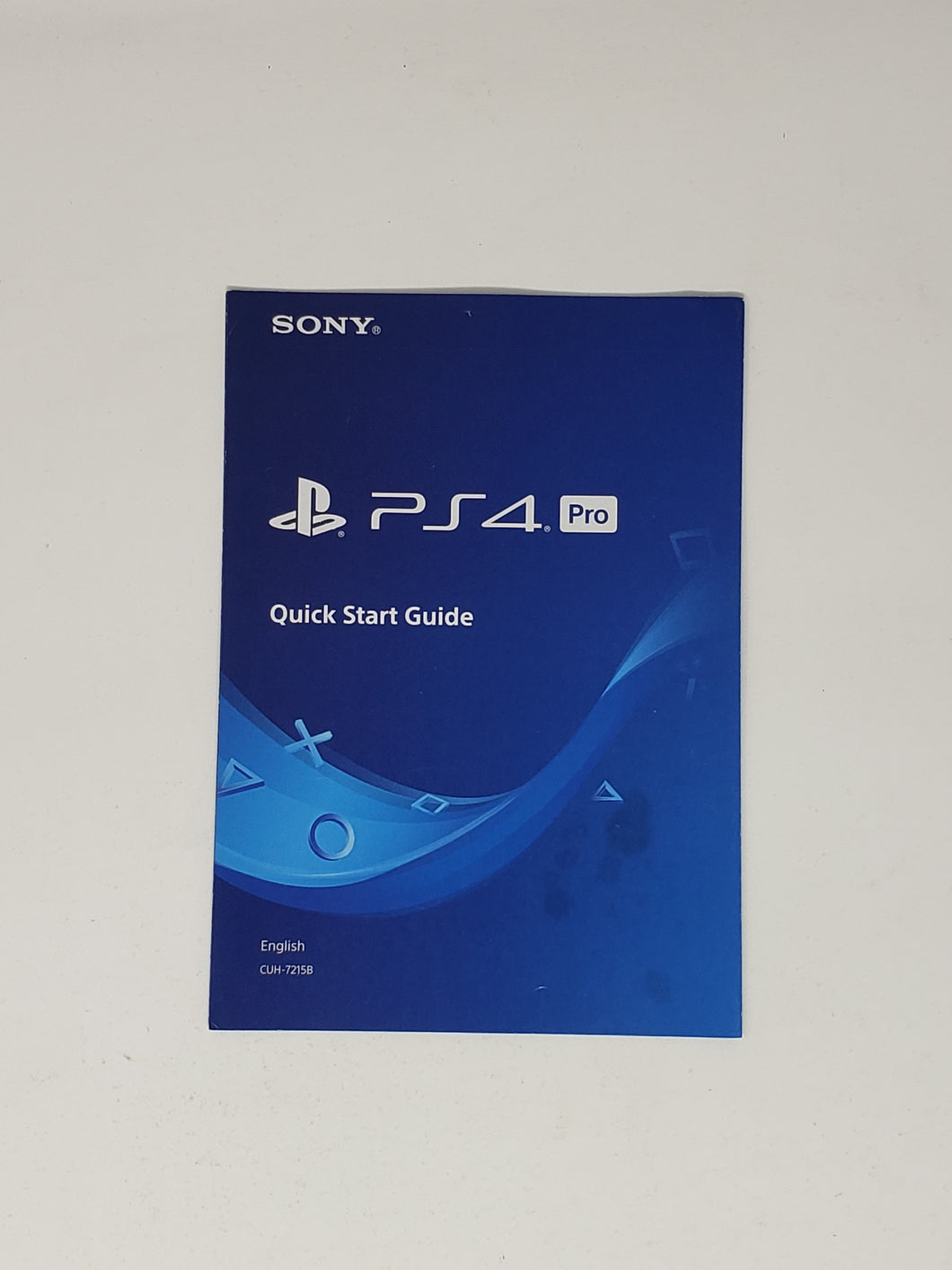 Quick Start Guide [Insert] - Sony Playstation 4 | PS4