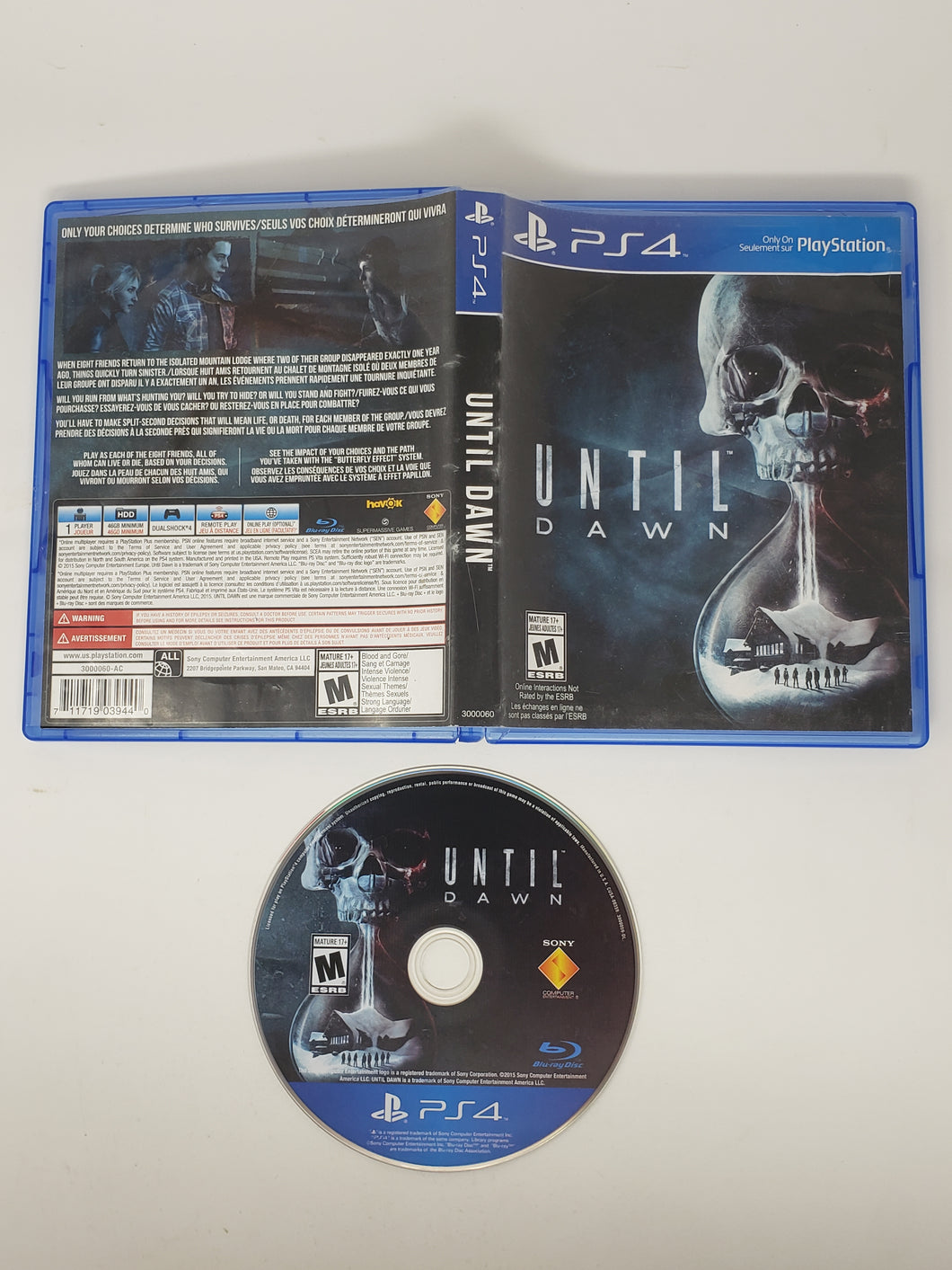 Until Dawn - Sony Playstation 4 | PS4