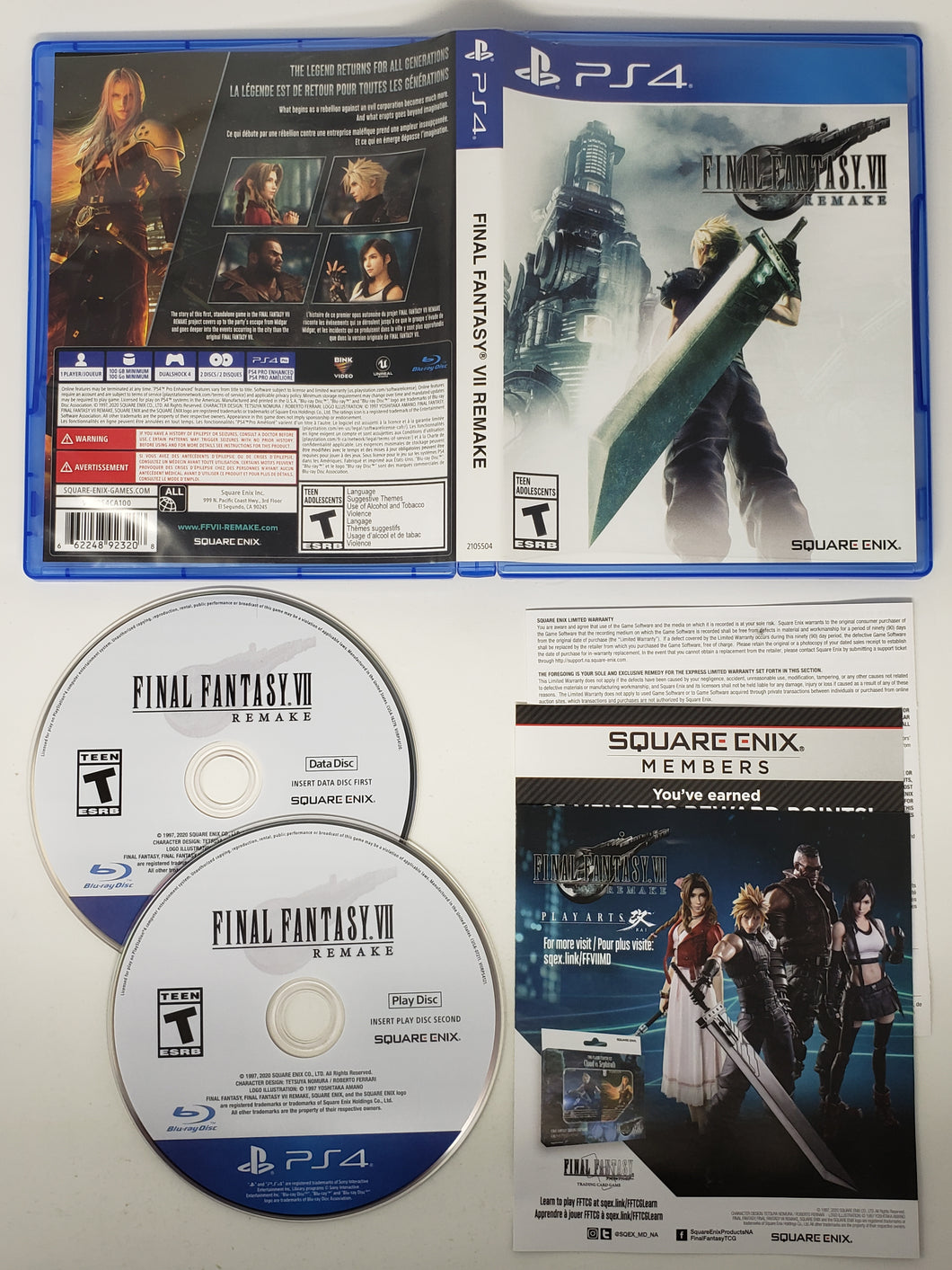 Final Fantasy VII Remake - Sony Playstation 4 | PS4