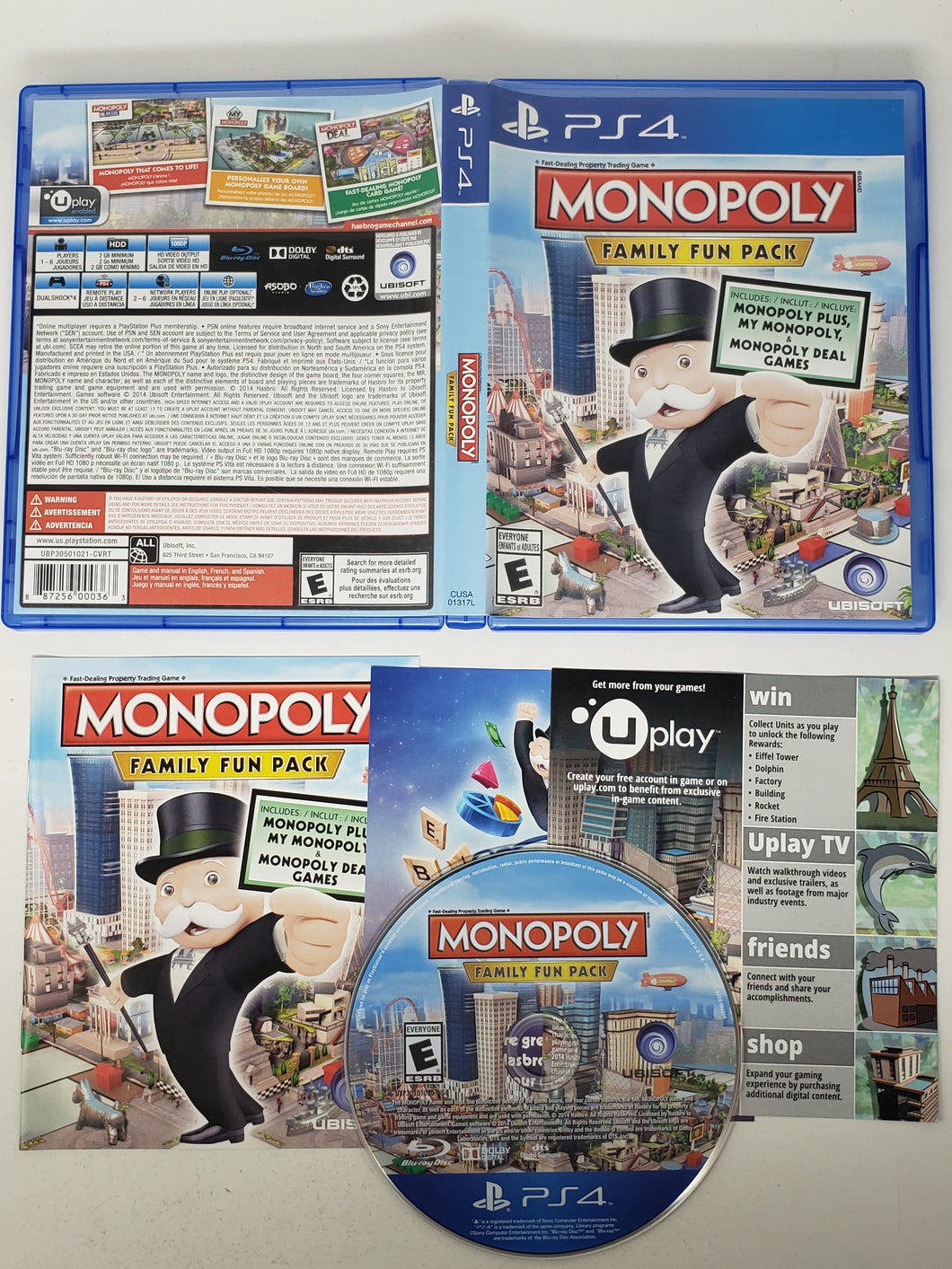 Monopoly Family Fun Pack - Sony Playstation 4 | PS4