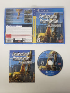 Professional Construction The Simulation - Sony Playstation 4 | PS4