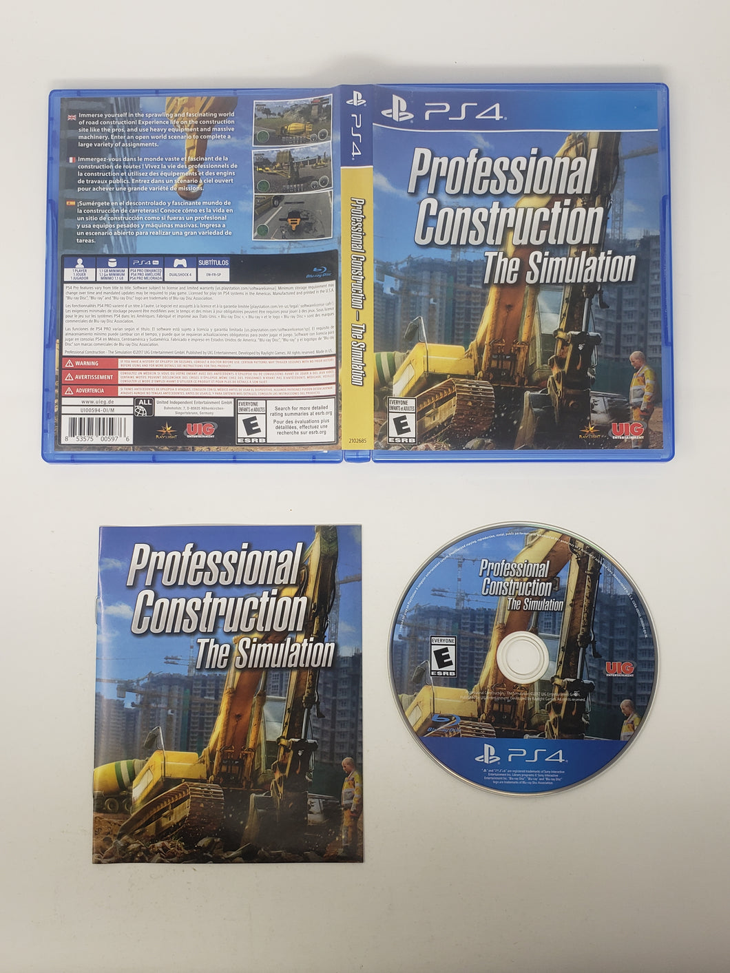 Professional Construction The Simulation - Sony Playstation 4 | PS4