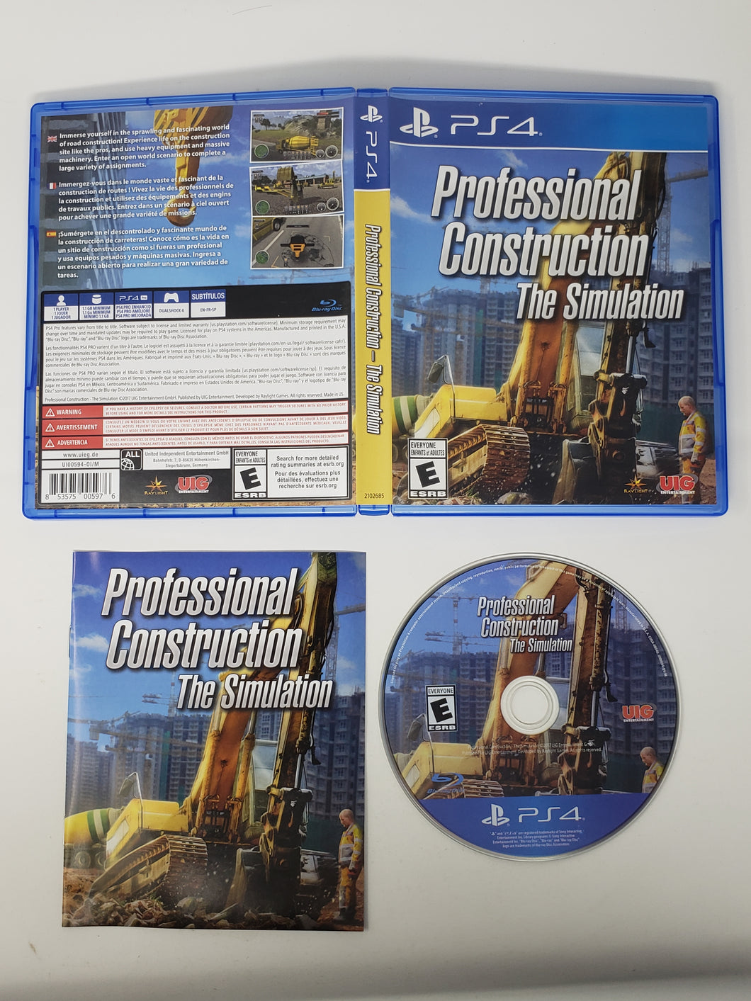Professional Construction The Simulation - Sony Playstation 4 | PS4