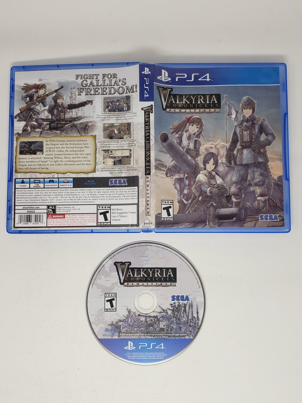 Valkyria Chronicles Remastered - Sony Playstation 4 | PS4