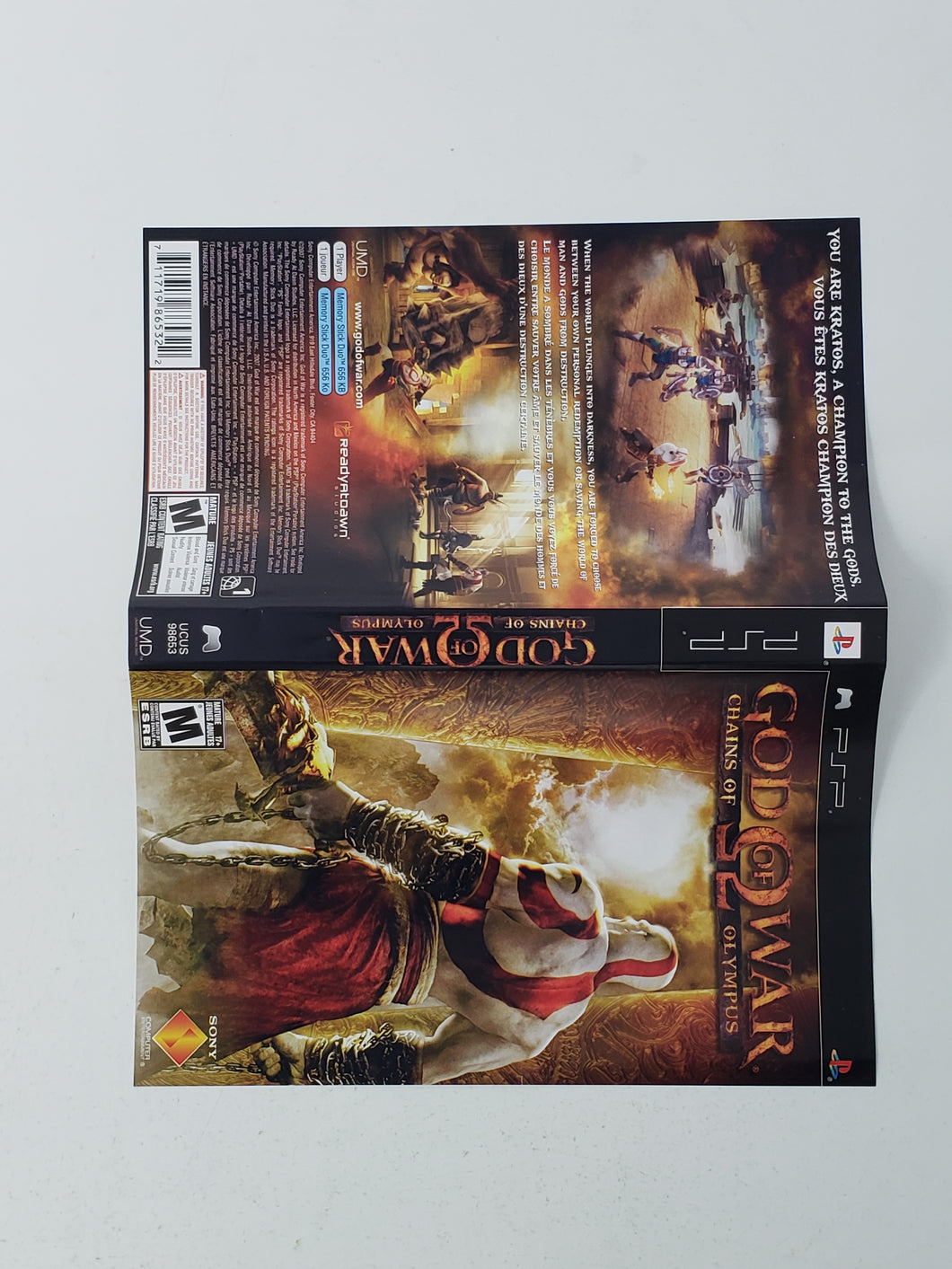 God of War Chains of Olympus [Cover art] - Sony PSP