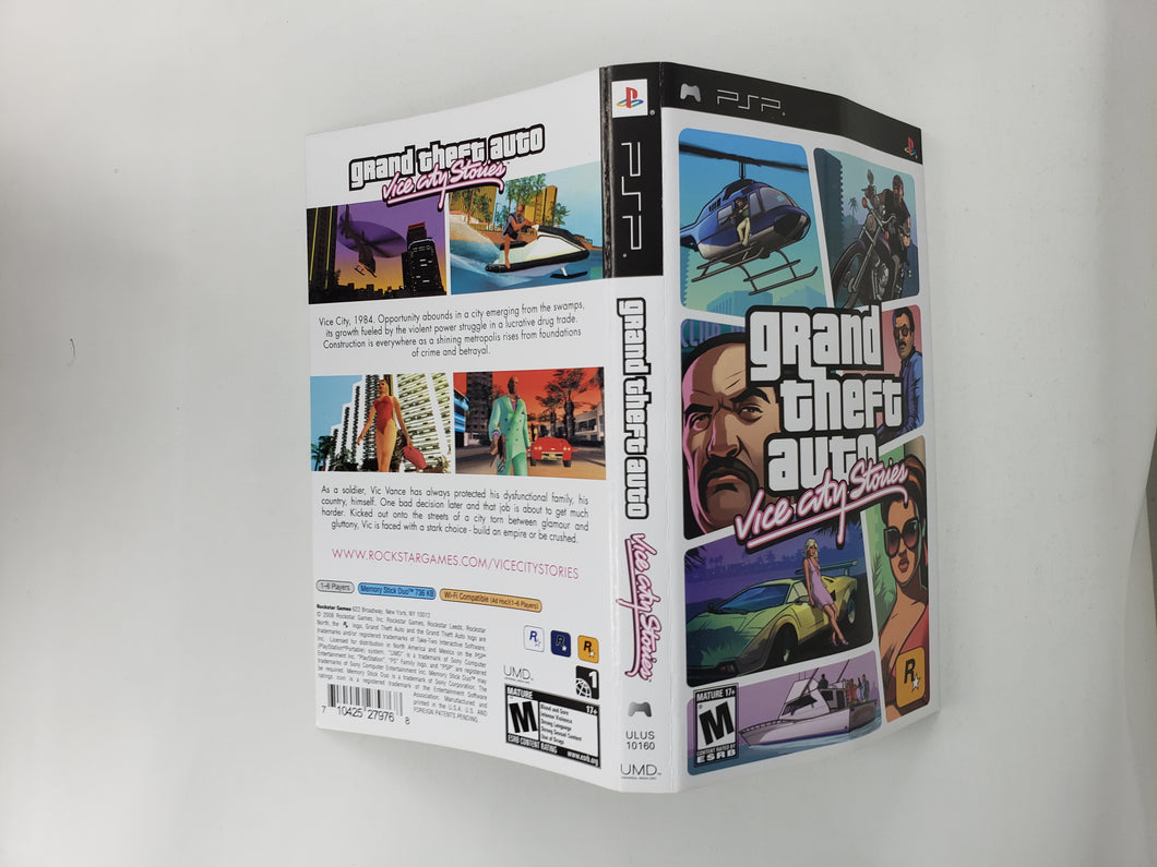 Grand Theft Auto Vice City Stories [Couverture] - Sony PSP