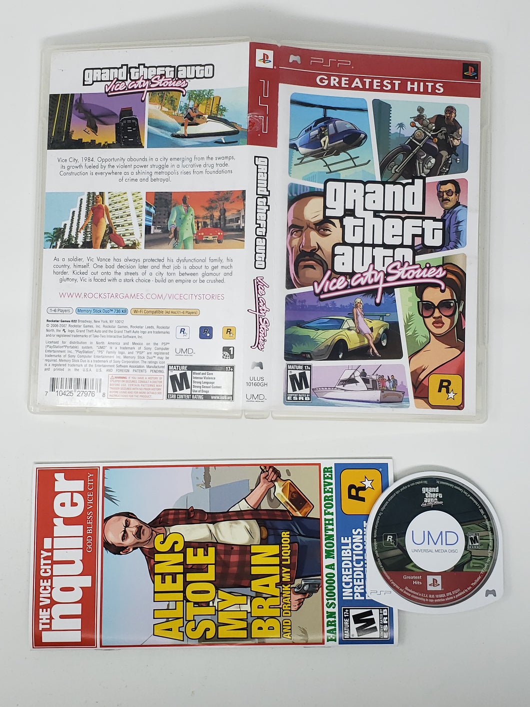 Grand Theft Auto Vice City Stories [Greatest Hits] - Sony PSP