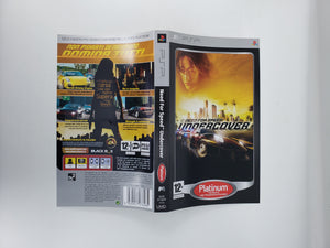 Need for Speed ​​Undercover - Platine [Couverture] - Sony PSP