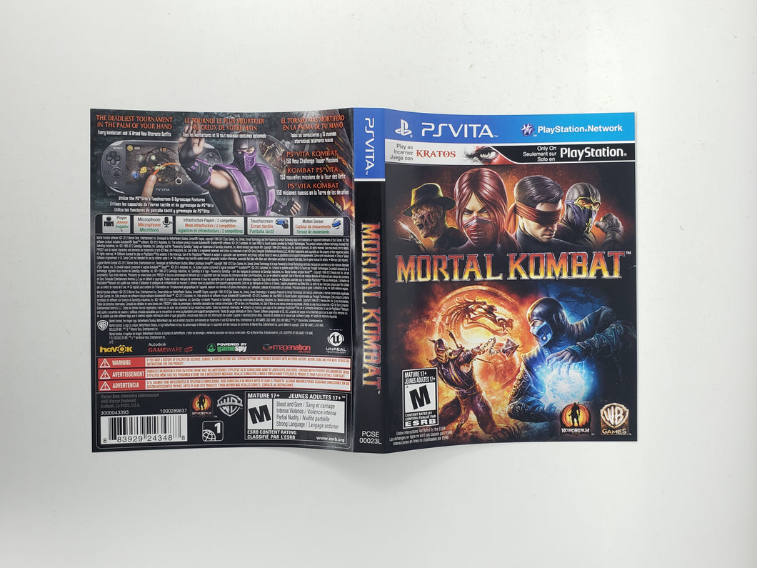 Mortal Kombat [Cover art] - Sony | PSVita