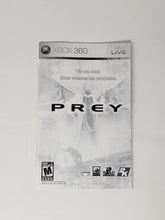 Load image into Gallery viewer, Prey [manual] - Microsoft Xbox 360
