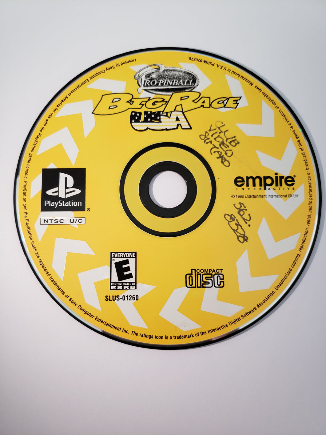 Pro Pinball Big Race USA - Sony Playstation 1 | PS1