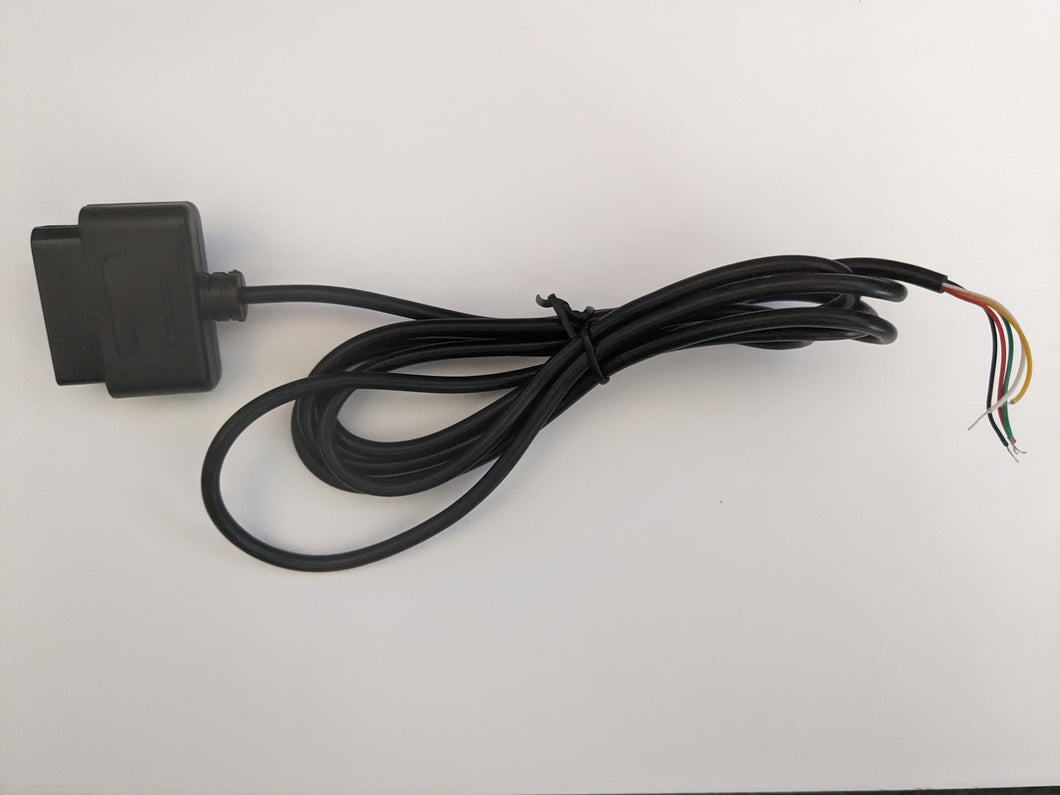 REPLACEMENT CABLE CORD FOR SUPER NINTENDO SNES WIRED CONTROLLER