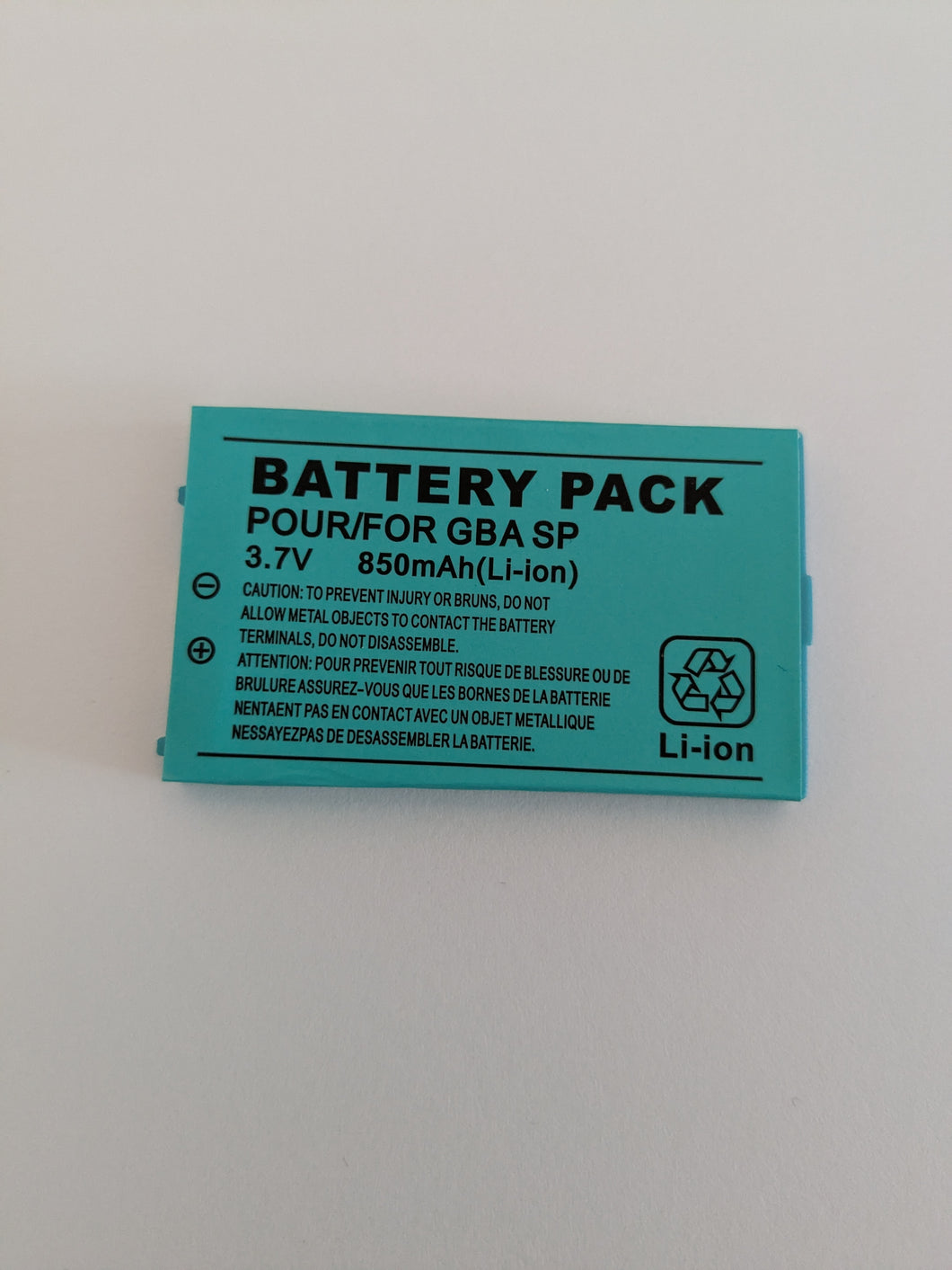 Rechargeable Battery 850 mAh For Gameboy Advance SP | GBA SP Console