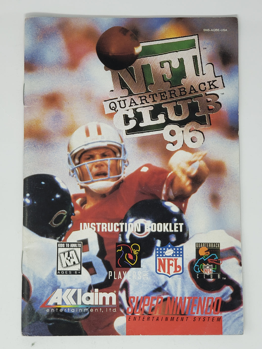 NFL Quarterback Club 96 [manuel] - Super Nintendo | SNES