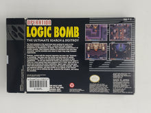 Load image into Gallery viewer, Operation Logic Bomb - Super Nintendo | SNES
