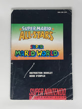 Charger l&#39;image dans la galerie, Super Mario All-stars and Super Mario World [manual] - Super Nintendo | SNES
