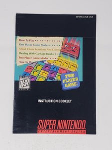 Tetris Attack [manuel] - Super Nintendo | SNES