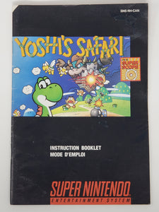 Yoshi's Safari [manuel] - Super Nintendo | SNES