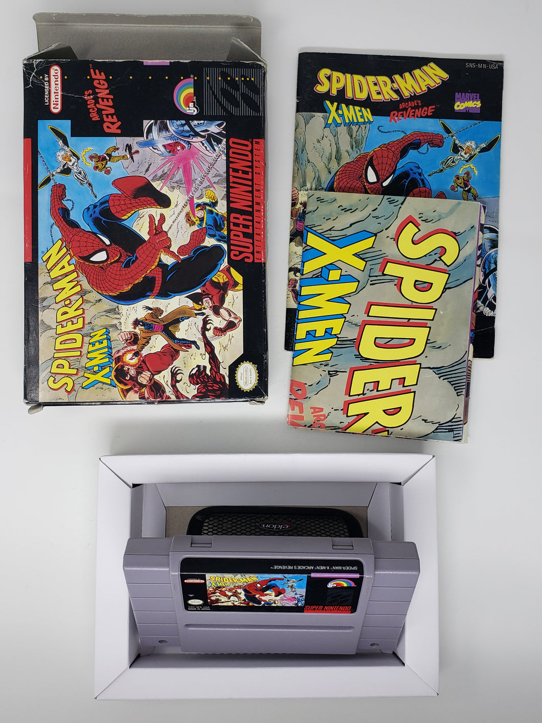 Spiderman X-Men Arcade's Revenge - Super Nintendo | SNES