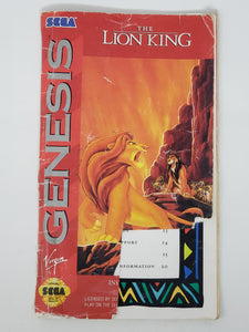 The Lion King [manuel] - Sega Genesis