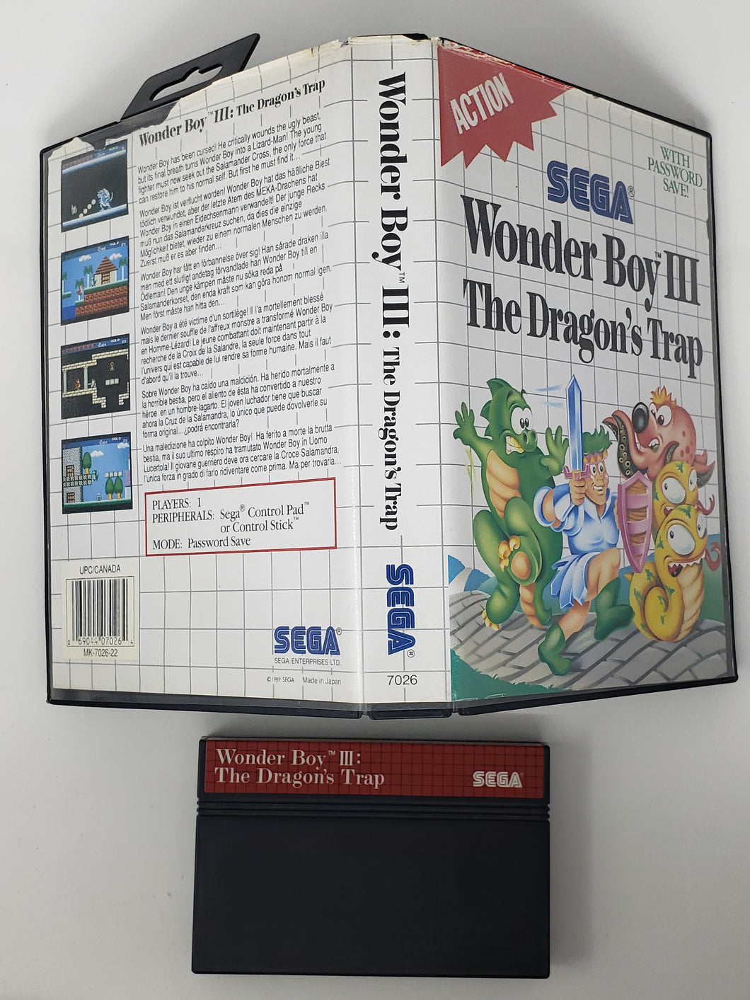 Wonder Boy III the Dragon's Trap - Sega Master System | SMS