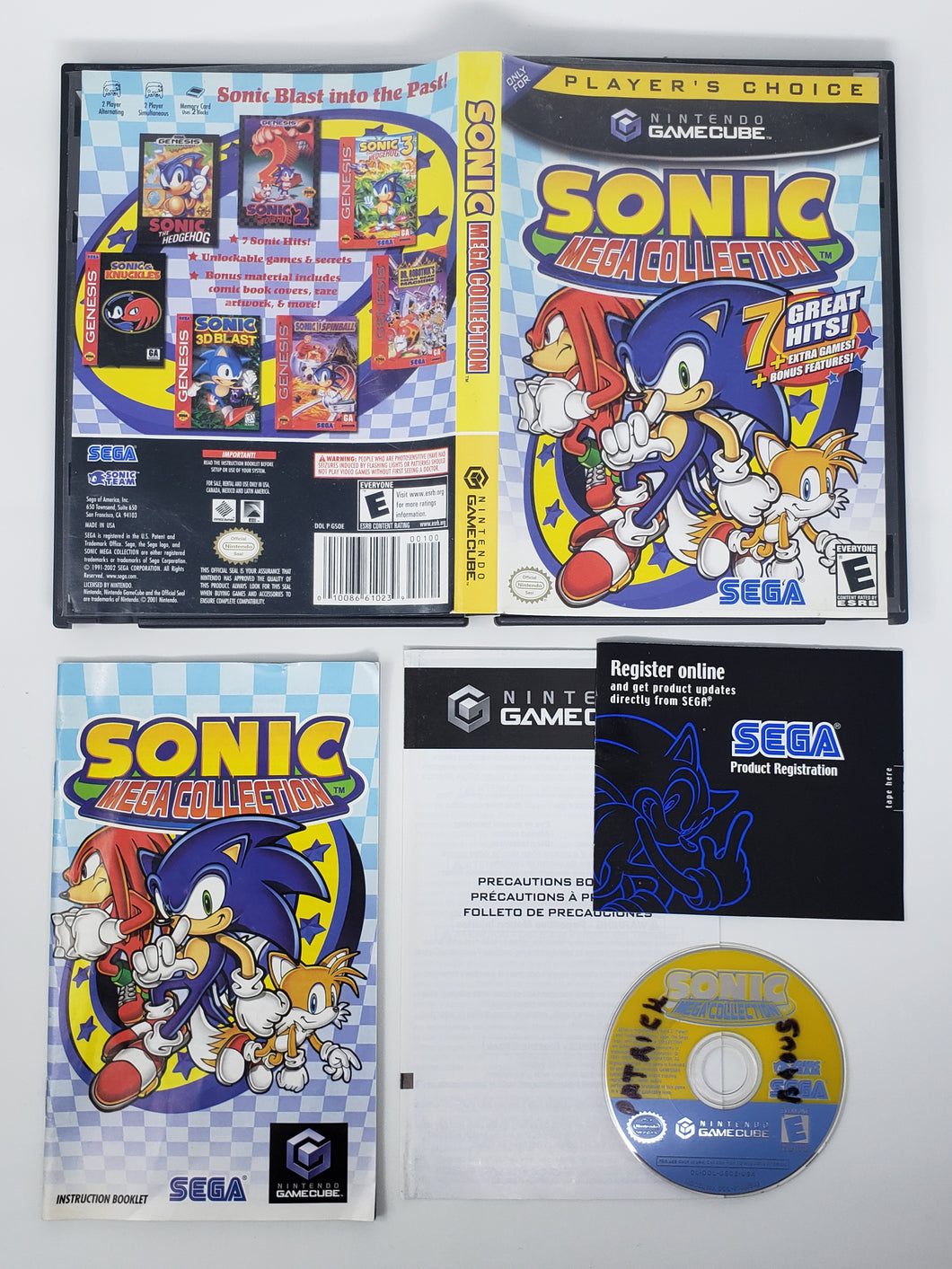 Sonic Mega Collection Player's Choice - Nintendo GameCube