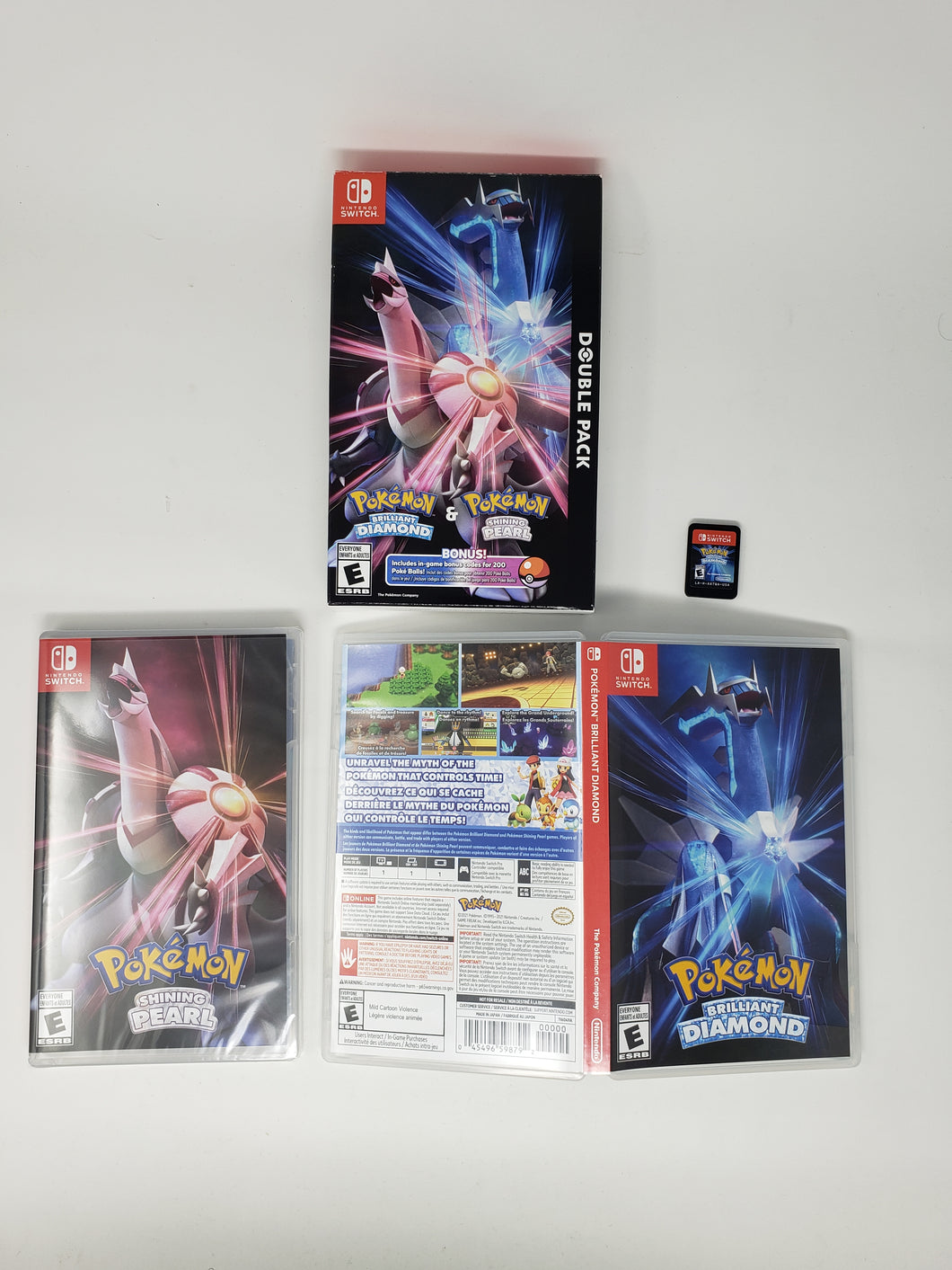 Pokemon: Brilliant selling Diamond & Shining Pearl Double Pack (Nintendo Switch) SEALED